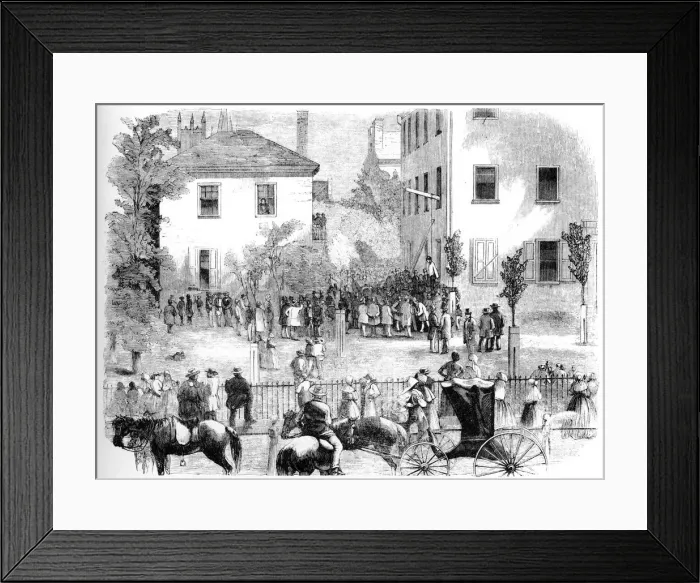 Framed Print : The Kentucky Lynching, c1860 Framed Print : The Kentucky Lynching, c1860