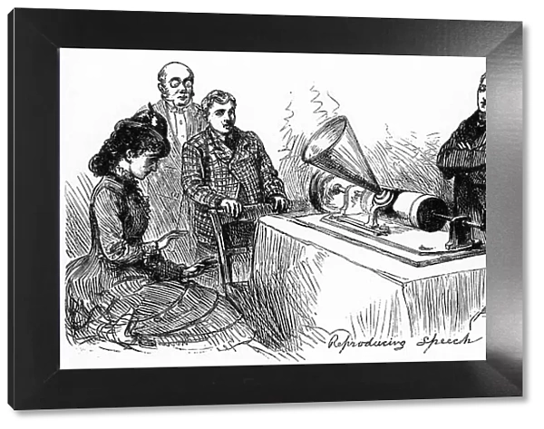 Reproducing Speech, 1878. Artist: C A Keetels