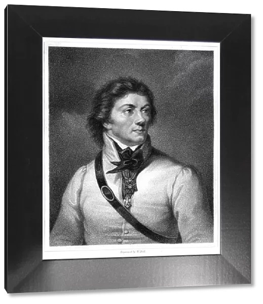 Tadeusz Kosciuszko, Polish and Lithuanian national hero, general and leader, (1833). Artist: W Holl