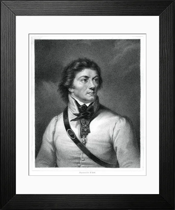 Framed Print : Tadeusz Kosciuszko, Polish and Lithuanian national hero, general and leader, (1833). Artist: W Holl Framed Print : Tadeusz Kosciuszko, Polish and Lithuanian national hero, general and leader, (1833). Artist: W Holl