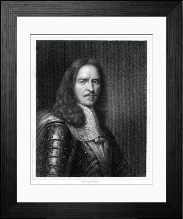 Framed Print : Henri de la Tour d Auvergne, French military leader, (1833). Artist: W Holl Framed Print : Henri de la Tour d Auvergne, French military leader, (1833). Artist: W Holl