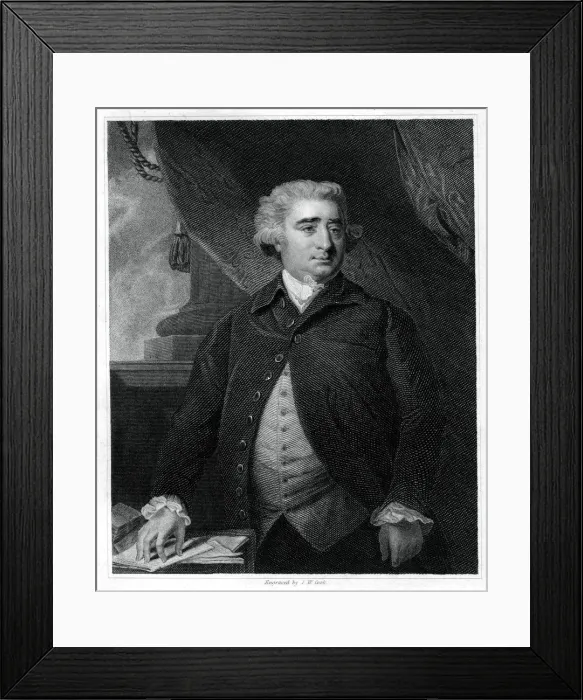 Framed Print : Charles James Fox, British Whig politician, (1833). Artist: J W Cook Framed Print : Charles James Fox, British Whig politician, (1833). Artist: J W Cook