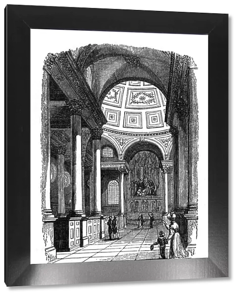 St Stephens Church, Walbrook, London, 1833. Artist: Jackson