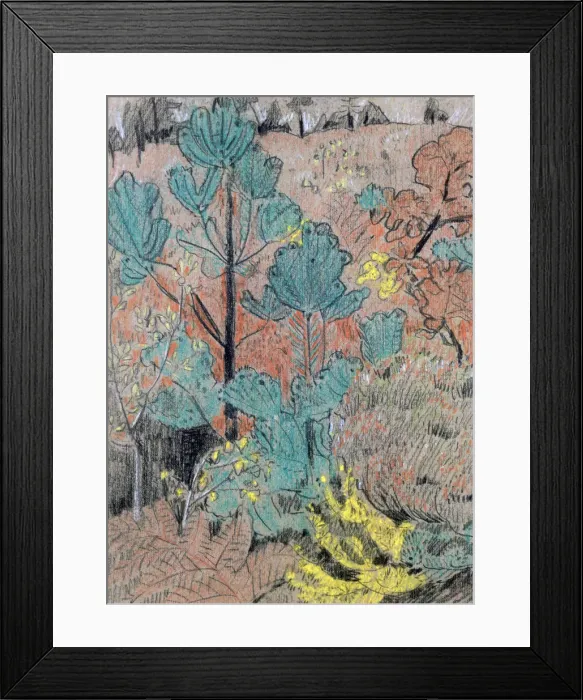 Framed Print : Under Wood, c1883-1927. Artist: Paul Serusier Framed Print : Under Wood, c1883-1927. Artist: Paul Serusier
