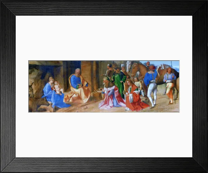 Framed Print : Adoration of the Magi, 1506-1507. Artist: Giorgione Framed Print : Adoration of the Magi, 1506-1507. Artist: Giorgione