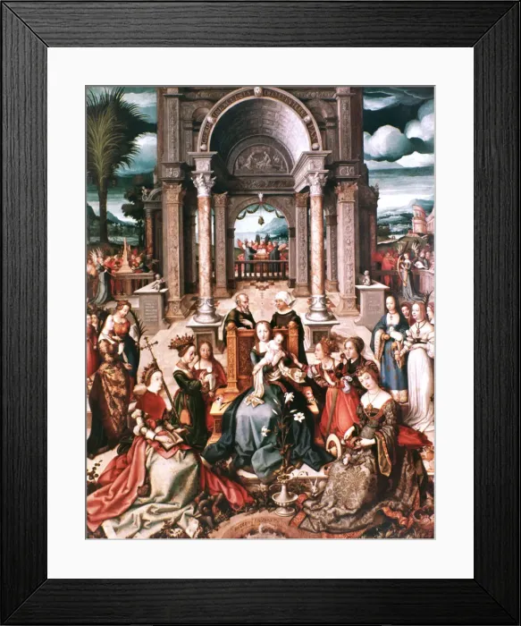 Framed Print : The Fountain of Life, c1517-1543. Artist: Hans Holbein the Younger Framed Print : The Fountain of Life, c1517-1543. Artist: Hans Holbein the Younger