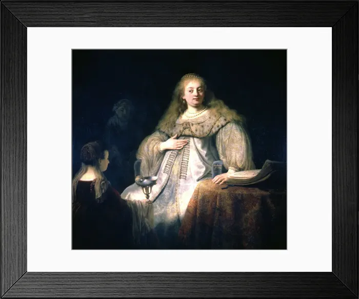 Framed Print : Artemisia, 1634. Artist: Rembrandt Harmensz van Rijn Framed Print : Artemisia, 1634. Artist: Rembrandt Harmensz van Rijn