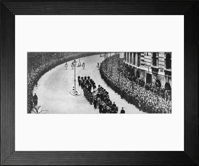Framed Print : King George Vs funeral procession, London, January 1936 Framed Print : King George Vs funeral procession, London, January 1936