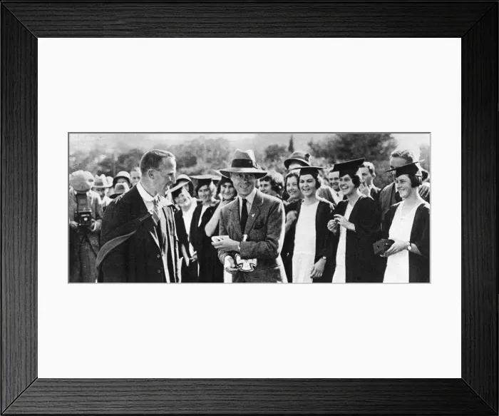 Framed Print : The Prince of Wales with undergraduates in Grahamstown, South Africa, 1925 Framed Print : The Prince of Wales with undergraduates in Grahamstown, South Africa, 1925