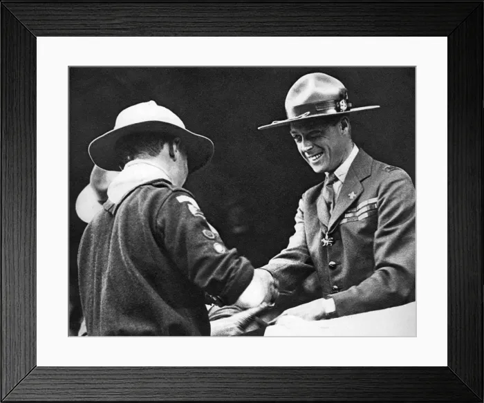 Framed Print : The Prince of Wales as the Chief Scout of Wales, 1926 Framed Print : The Prince of Wales as the Chief Scout of Wales, 1926