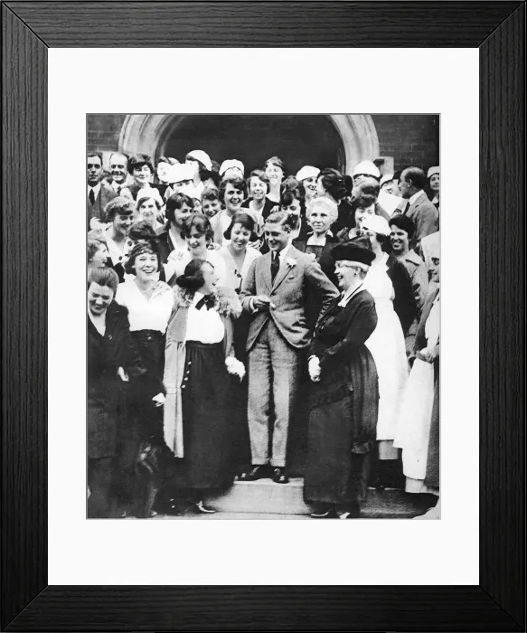 Framed Print : The Prince of Wales at the Ontario Agricultural College, Canada, 1919 Framed Print : The Prince of Wales at the Ontario Agricultural College, Canada, 1919