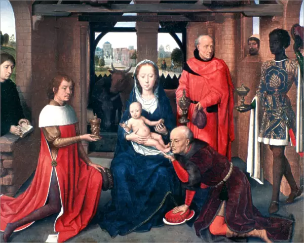Adoration of the Magi, Triptych, Central Panel, c1453-1494. Artist: Hans Memling