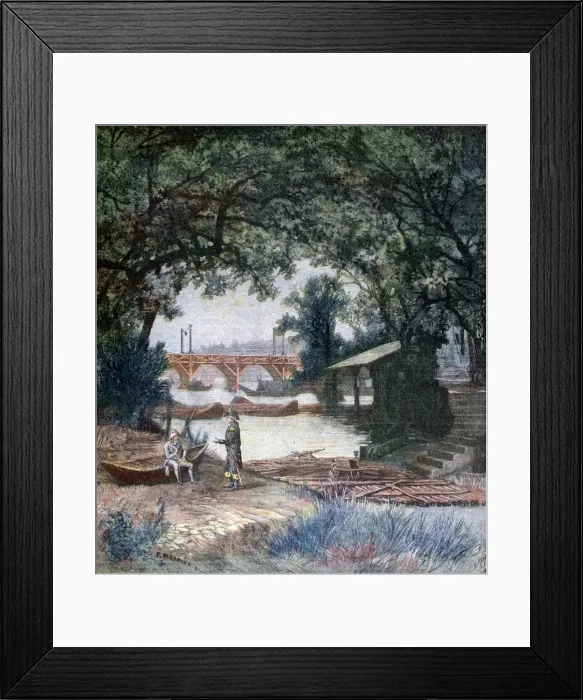 Framed Print : Act one of Thermidor, by Victorien Sardou, 1891. Artist: Henri Meyer Framed Print : Act one of Thermidor, by Victorien Sardou, 1891. Artist: Henri Meyer