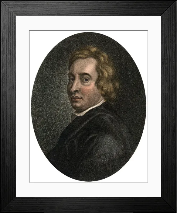 Framed Print : John Dryden, English dramatist and Poet Laureate Framed Print : John Dryden, English dramatist and Poet Laureate
