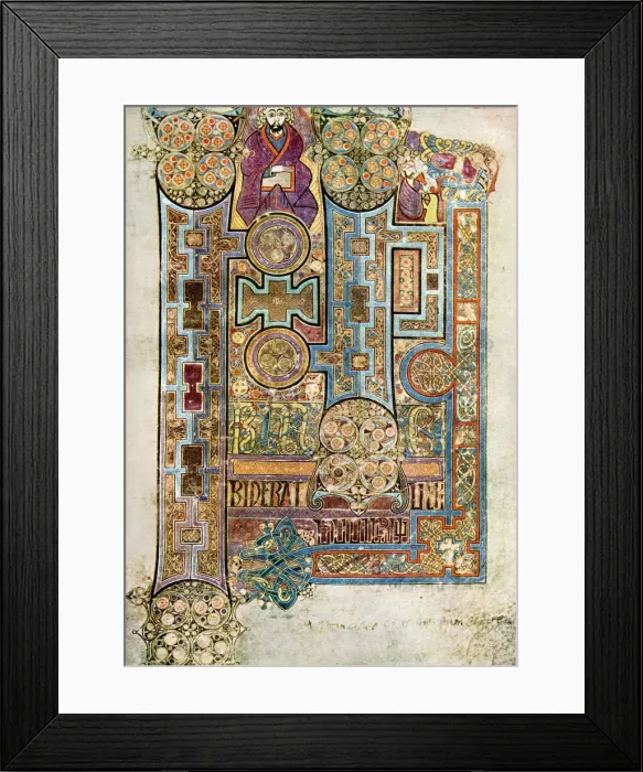 Framed Print : The Opening Words of St Johns Gospel, 800 AD, (20th century) Framed Print : The Opening Words of St Johns Gospel, 800 AD, (20th century)