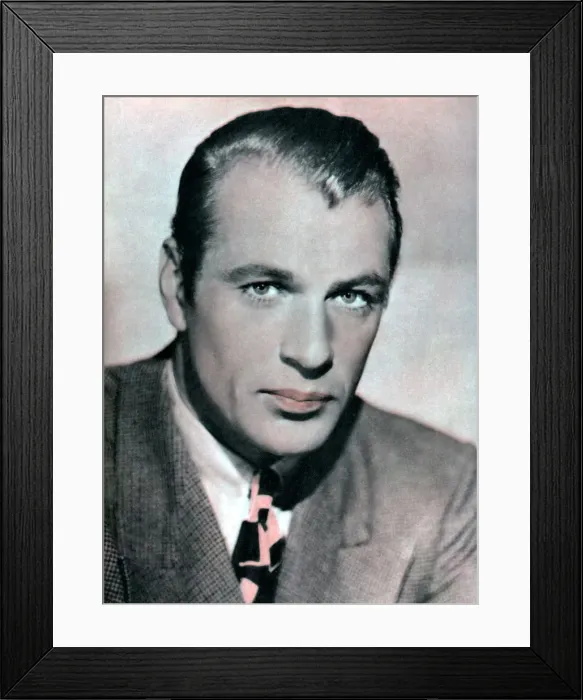 Framed Print : Gary Cooper, American actor, 1934-1935 Framed Print : Gary Cooper, American actor, 1934-1935
