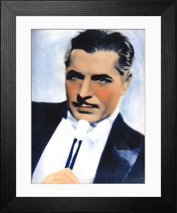 Framed Print : Warner Baxter, American actor, 1934-1935 Framed Print : Warner Baxter, American actor, 1934-1935