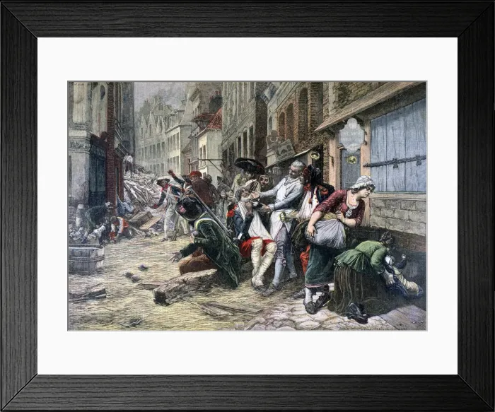 Framed Print : Siege of Lille, October 1792, (1892) Framed Print : Siege of Lille, October 1792, (1892)
