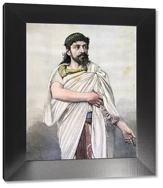 Jean Mounet-Sully as Oedipus in L Oedipe roi, Comedie Francaise, 1892