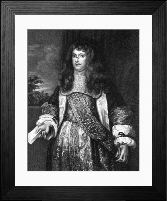 Framed Print : Henry Bennet, 1st Earl of Arlington, 17th century English statesman. Artist: WT Mote Framed Print : Henry Bennet, 1st Earl of Arlington, 17th century English statesman. Artist: WT Mote