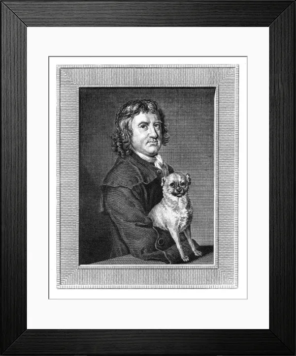 Framed Print : Bampfylde Moore Carew, 18th century English rogue, vagabond and impostor. Artist: Baker
