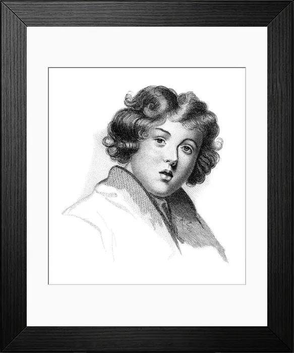 Framed Print : Robert Nixon, the Cheshire Prophet. Artist: E Harding Framed Print : Robert Nixon, the Cheshire Prophet. Artist: E Harding