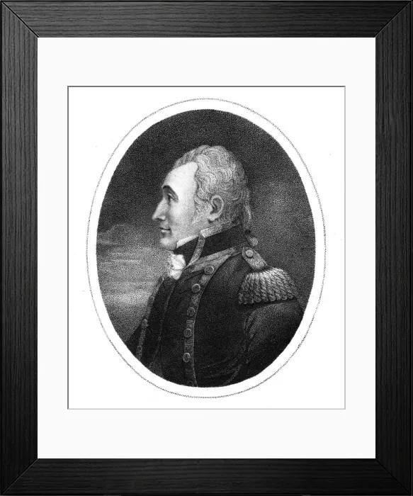Framed Print : Thomas Bertie, English naval officer. Artist: Page Framed Print : Thomas Bertie, English naval officer. Artist: Page