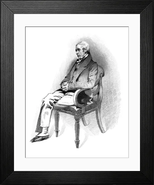 Framed Print : Sir David Brewster, 19th century Scottish scientist, inventor and writer. Artist: Alfred Croquis Framed Print : Sir David Brewster, 19th century Scottish scientist, inventor and writer. Artist: Alfred Croquis
