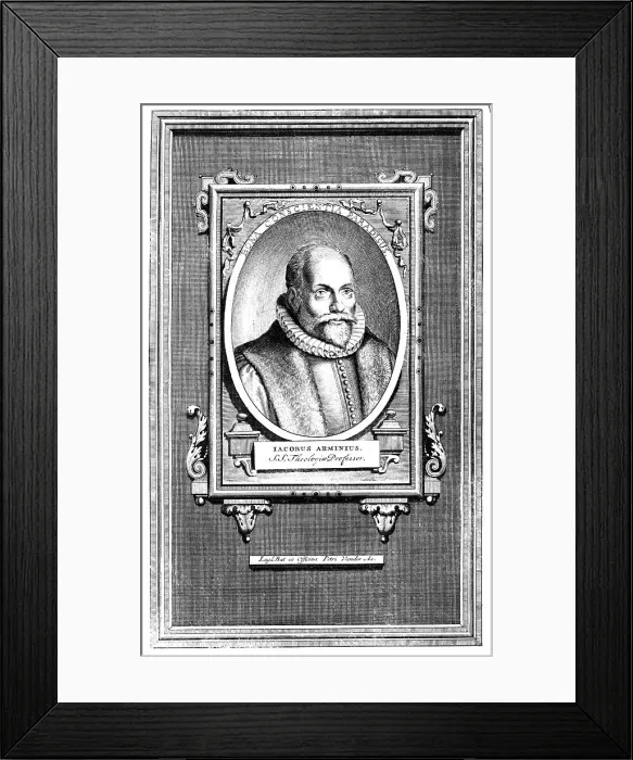 Framed Print : Jacobus Arminius, Dutch theologian and professor in theology at the University of Leiden Framed Print : Jacobus Arminius, Dutch theologian and professor in theology at the University of Leiden
