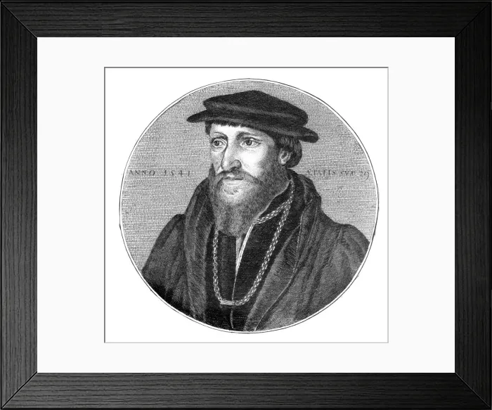 Framed Print : Sir Anthony Denny, courtier of Henry VII Framed Print : Sir Anthony Denny, courtier of Henry VII