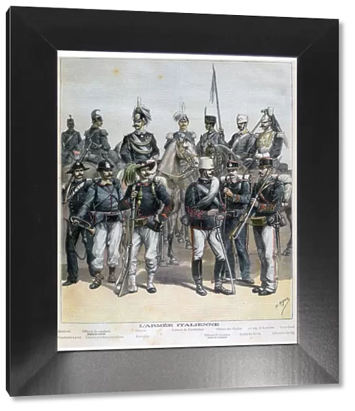 The Italian Army, 1892. Artist: Henri Meyer