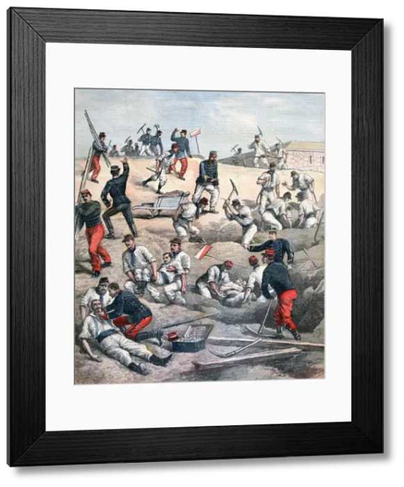 Framed Print : Rescue of the victims at Aubervilliers fort, 1892 Framed Print : Rescue of the victims at Aubervilliers fort, 1892