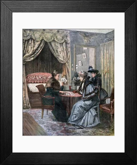 Framed Print : The Fortune Teller, 1892 Framed Print : The Fortune Teller, 1892