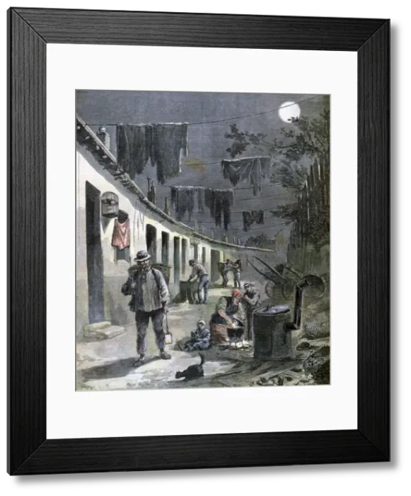 Framed Print : The rag and bone man of Paris, 1892. Artist: Henri Meyer Framed Print : The rag and bone man of Paris, 1892. Artist: Henri Meyer