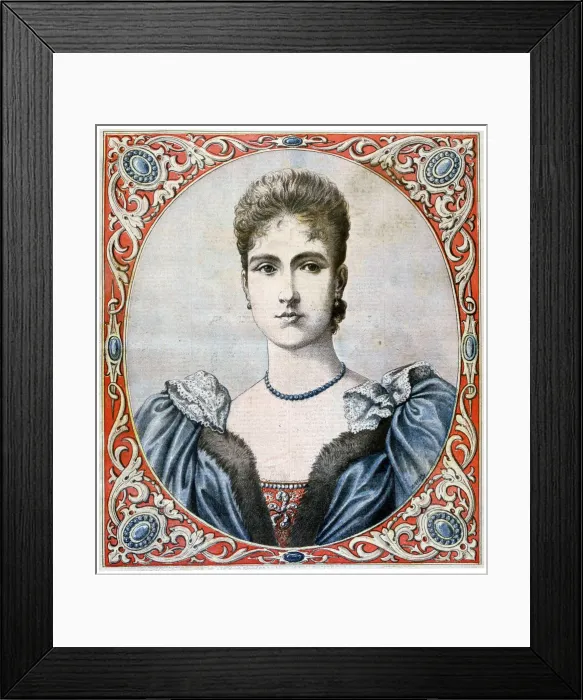 Framed Print : Tsarina Alexandra, Empress consort of Russia, 1894 Framed Print : Tsarina Alexandra, Empress consort of Russia, 1894