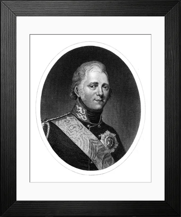 Framed Print : Alexander I, Tsar of Russia, (1826). Artist: R Page Framed Print : Alexander I, Tsar of Russia, (1826). Artist: R Page