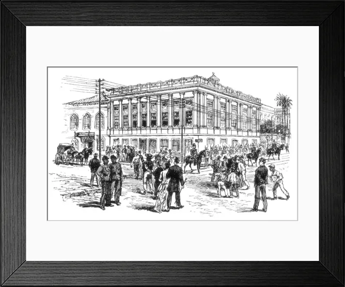 Framed Print : The Senate House, Rio De Janeiro, Brazil, 1892 Framed Print : The Senate House, Rio De Janeiro, Brazil, 1892