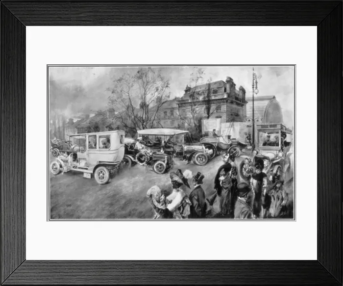 Framed Print : The Motor Show at Olympia, London, 1905 Framed Print : The Motor Show at Olympia, London, 1905