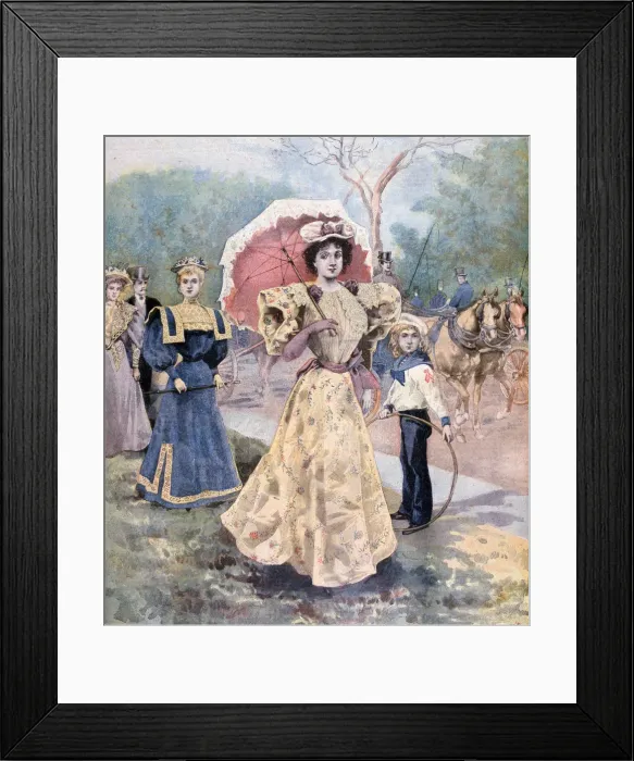 Framed Print : The fashion in 1894 Framed Print : The fashion in 1894