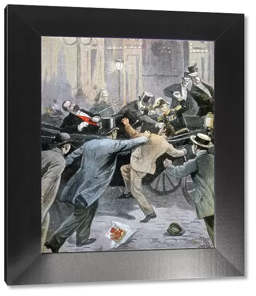 Assassination of Marie Francois Sadi Carnot, President of the French Third Republic, 1894