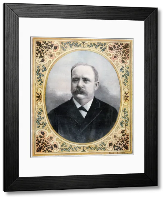 Framed Print : Eugene Turpin, French chemist, 1894 Framed Print : Eugene Turpin, French chemist, 1894
