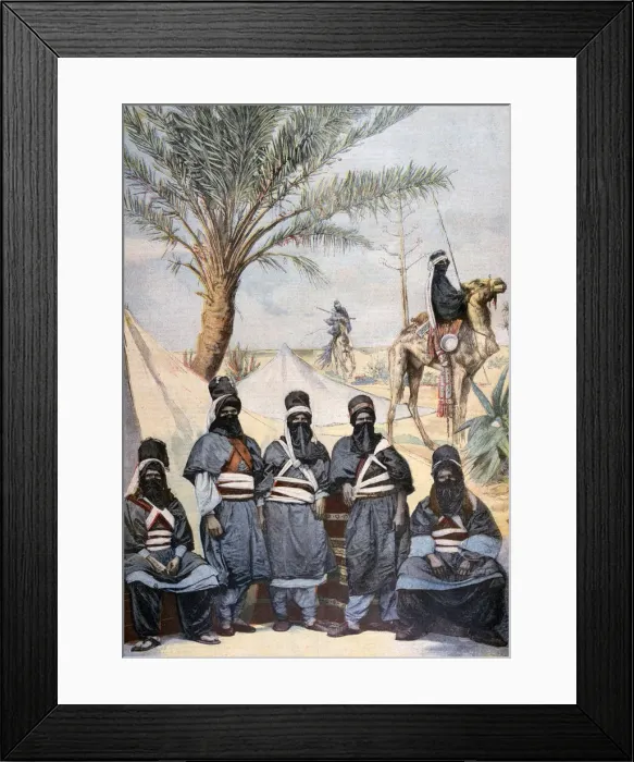 Framed Print : The Tuareg Caravan at the Winter Velodrome, Paris, 1894 Framed Print : The Tuareg Caravan at the Winter Velodrome, Paris, 1894