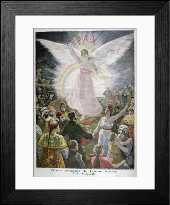 Framed Print : Our Hope for the New Year: Peace, 1894 Framed Print : Our Hope for the New Year: Peace, 1894