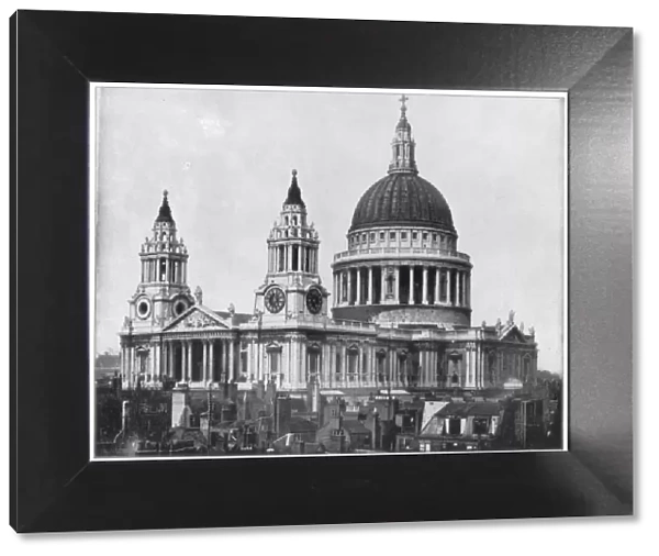 St Pauls Cathedral, London, late 19th century. Artist: John L Stoddard