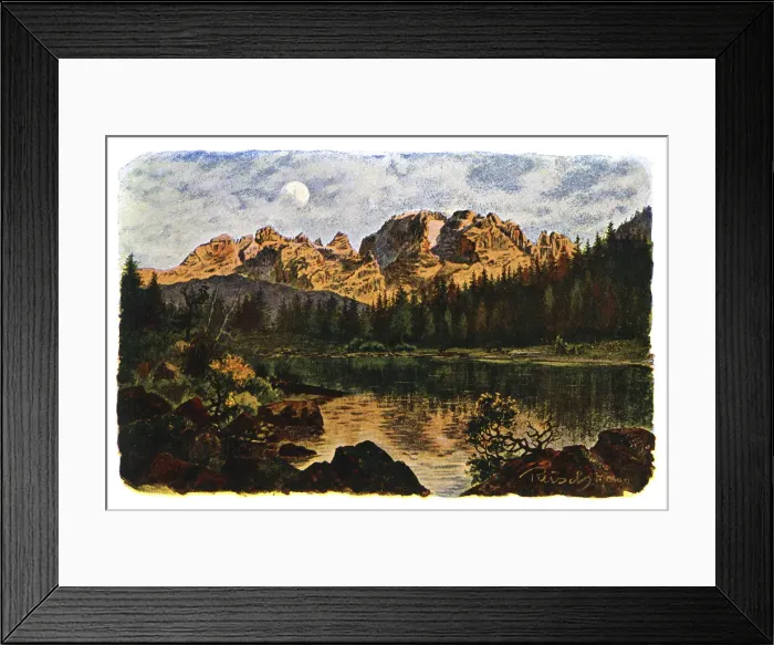 Framed Print : The Brenta Group, 1901. Artist: CM Reisch Framed Print : The Brenta Group, 1901. Artist: CM Reisch