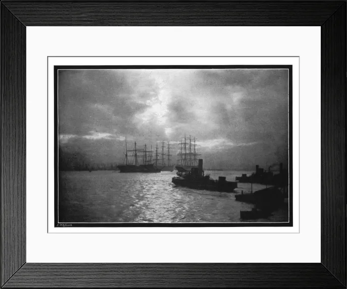 Framed Print : The Tyne, 1901. Artist: EW Ashworth