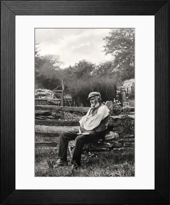 Framed Print : The Woodman, 1901. Artist: Thomas Fall Framed Print : The Woodman, 1901. Artist: Thomas Fall