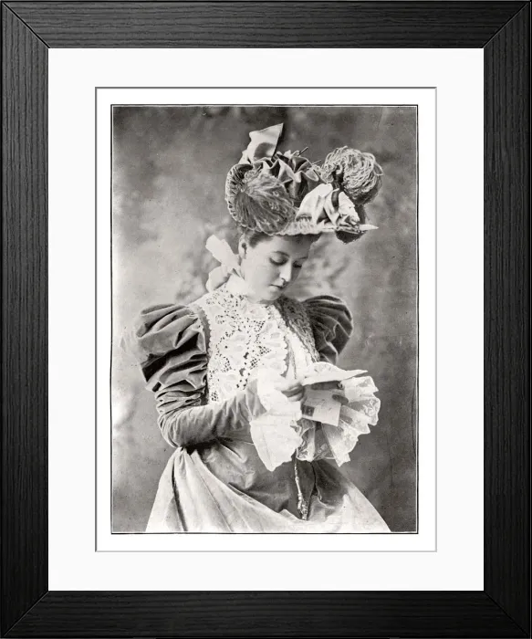 Framed Print : Love Letter, 1901 Framed Print : Love Letter, 1901