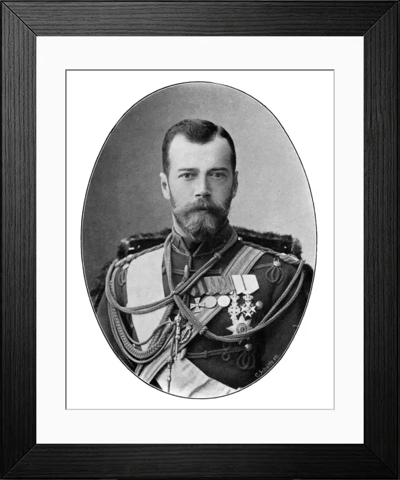 Framed Print : Czar Nicholas II of Russia, 1901. Artist: C Schutte Framed Print : Czar Nicholas II of Russia, 1901. Artist: C Schutte
