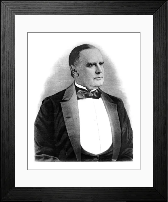 Framed Print : President McKinley, 1901 Framed Print : President McKinley, 1901